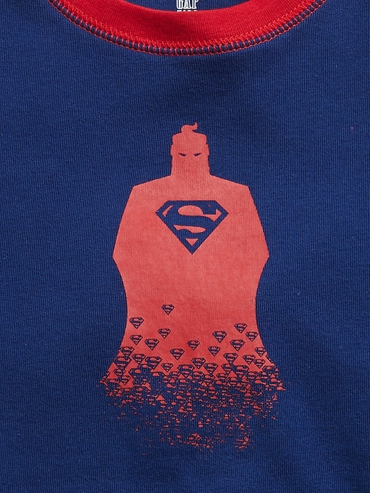 Image number 2 showing, GapKids &#124 DC&#153 Superman 100% Organic Cotton Graphic PJ Set