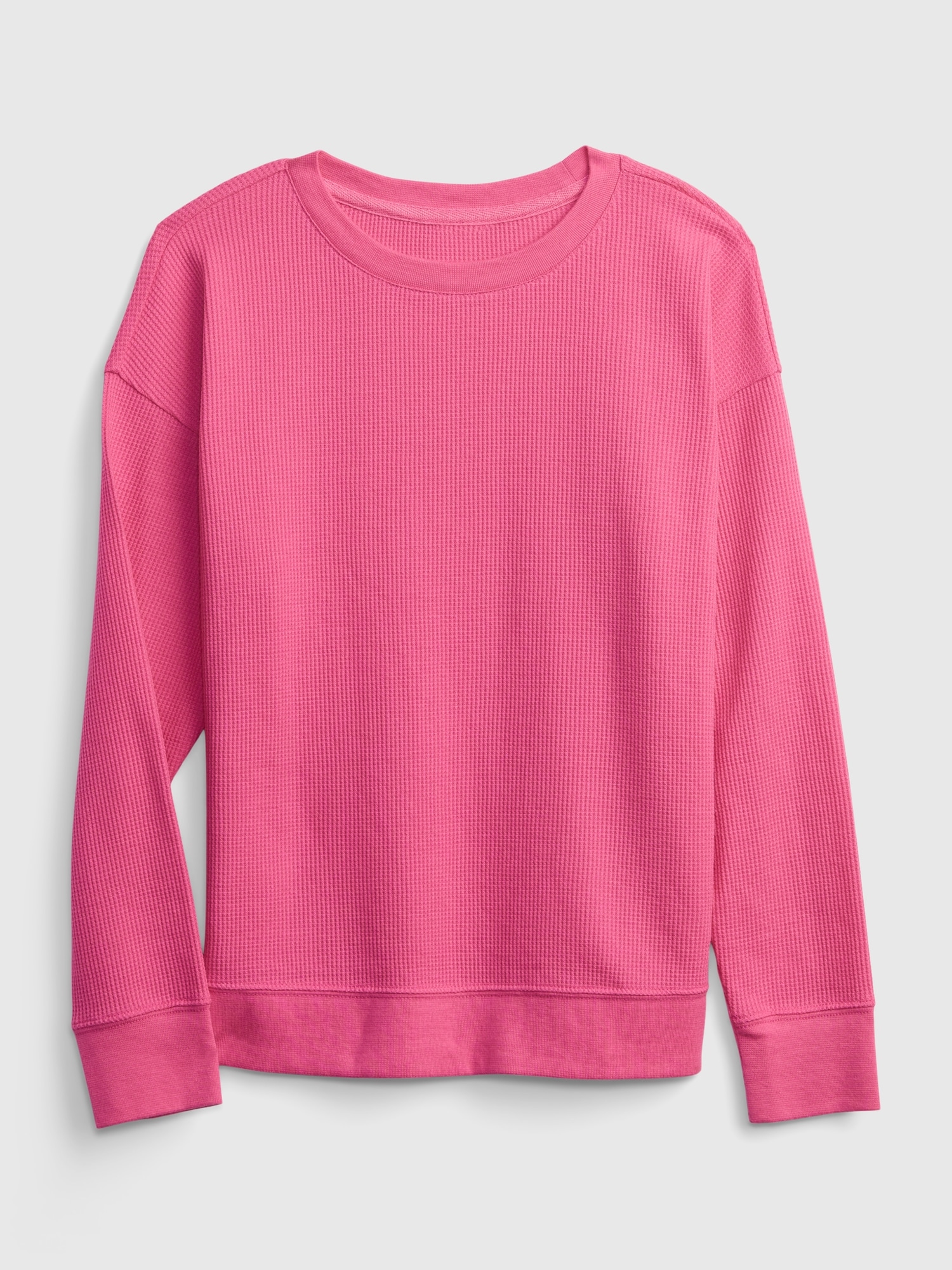 Gap Kids Waffle T-Shirt pink. 1