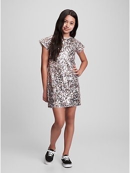 Childrens silver outlet sequin dress