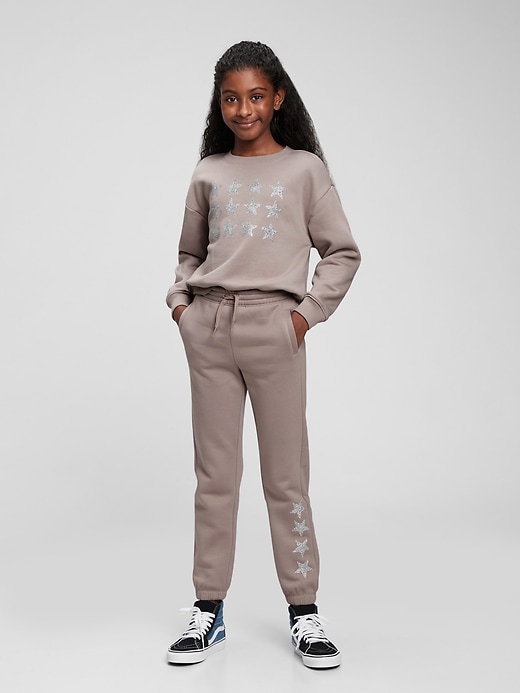 Image number 2 showing, Kids Fleece Pull-On Joggers