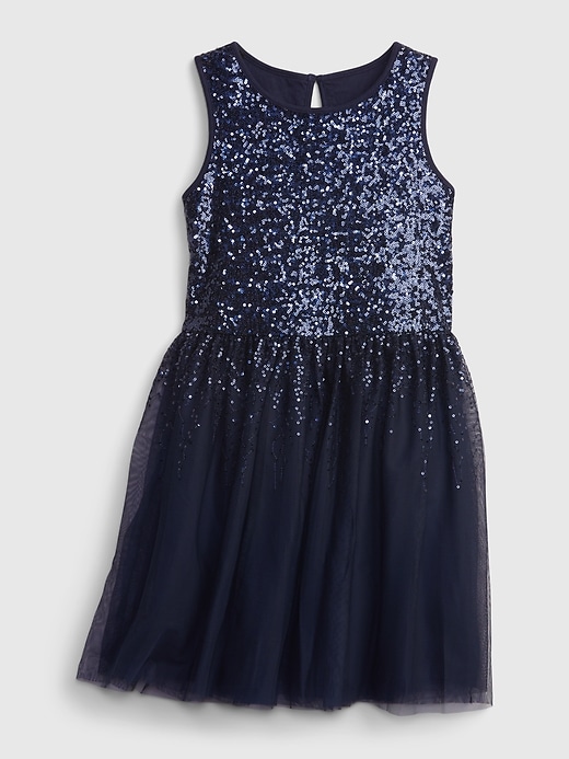 View large product image 1 of 1. Kids Sequin Tank Dress