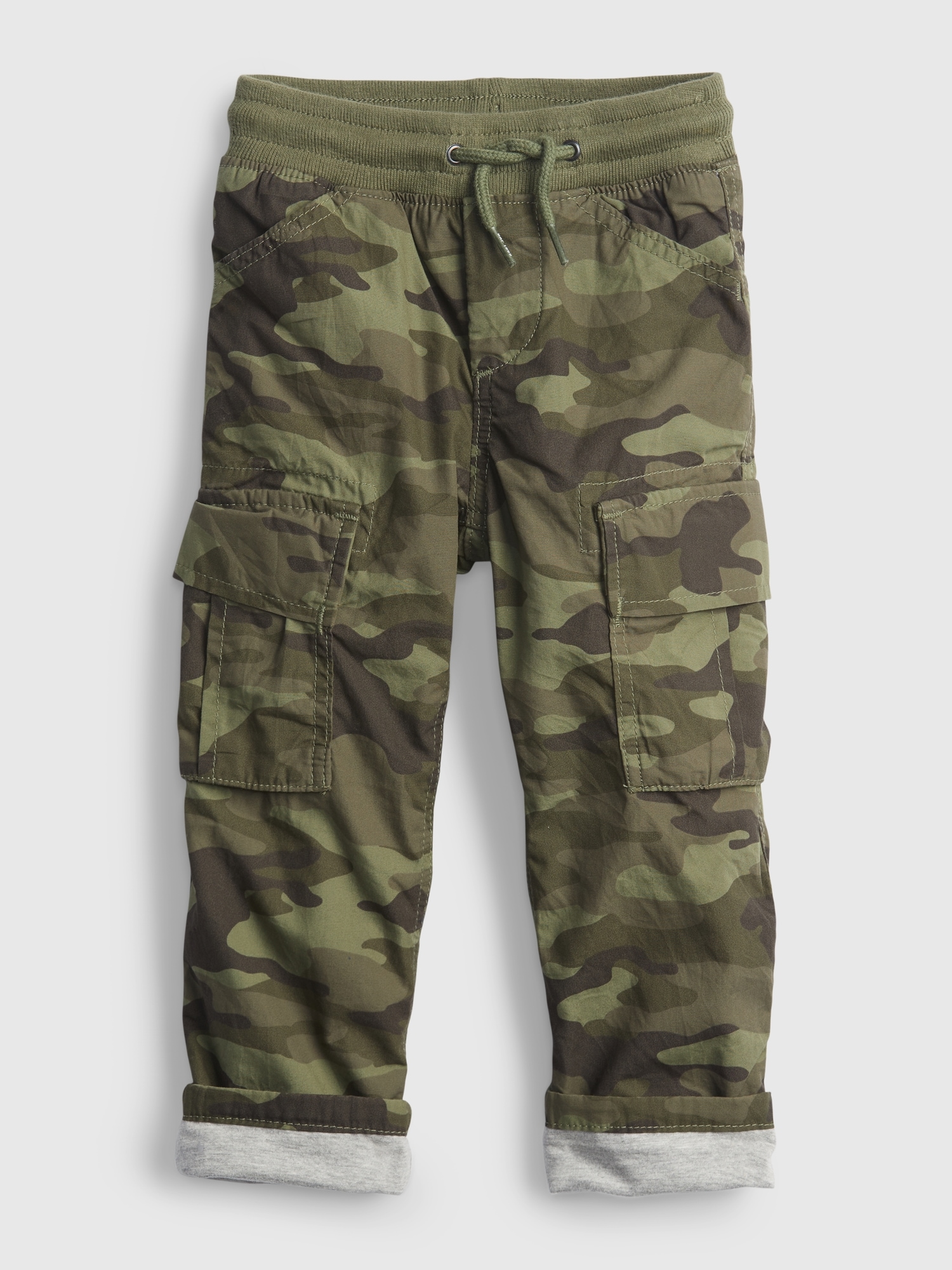 Toddler Lined Pull-On Cargo Pants with Washwell ™ | Gap