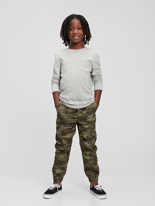 Kids Lined Cargo Joggers with Washwell ™ | Gap