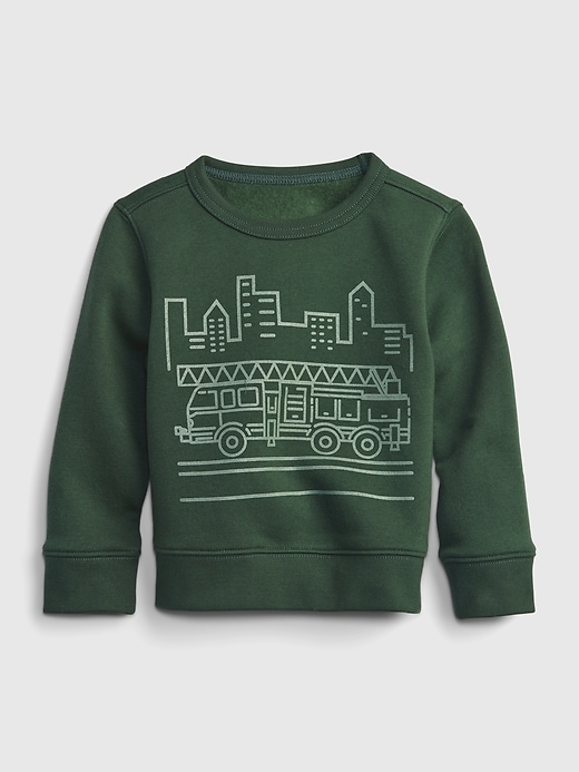 View large product image 1 of 1. Toddler Crewneck Graphic Sweatshirt