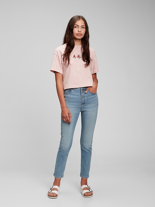 Image number 1 showing, Teen Sky High Rise Skinny Ankle Jeans with Washwell