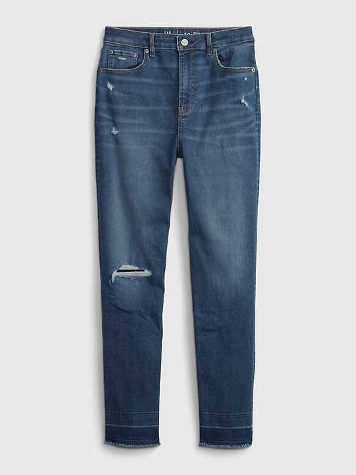 View large product image 1 of 1. Teen Sky High Distressed Skinny Jeans with Washwel &#153