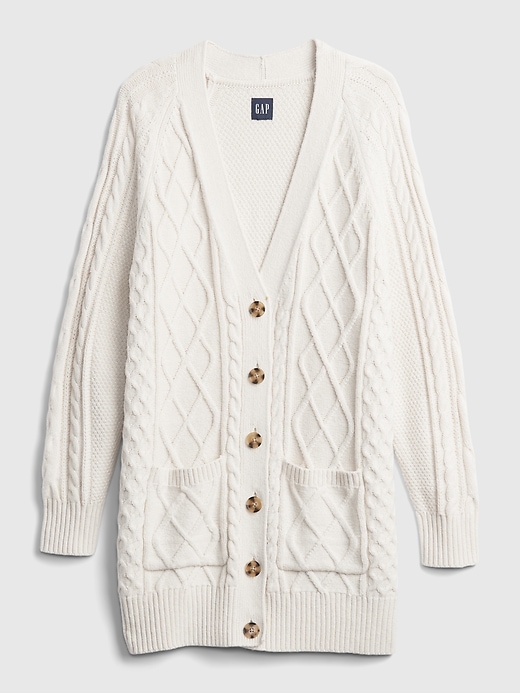 gap cable knit cardigan