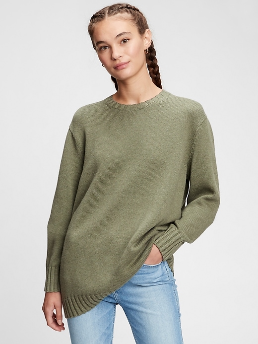 View large product image 1 of 1. Slouchy Tunic Sweater