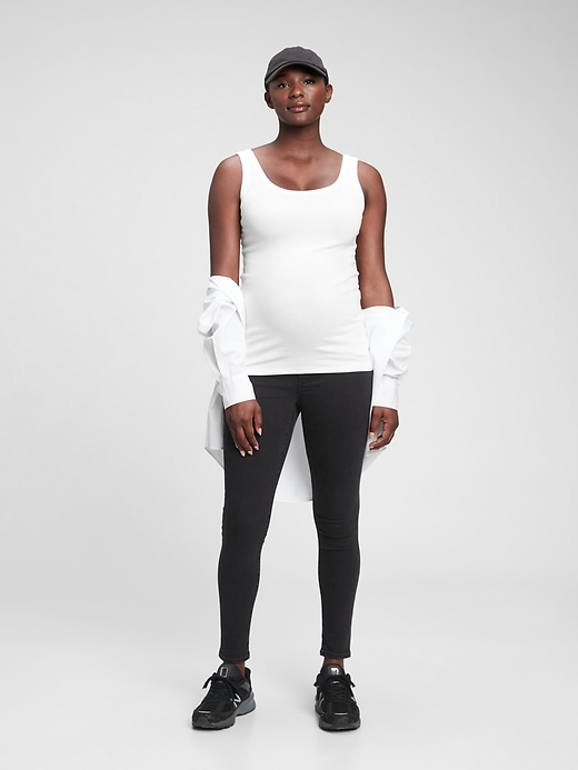 Image number 3 showing, Maternity Modern Tank Top