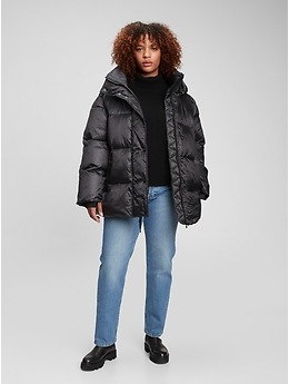 gap feather down coat