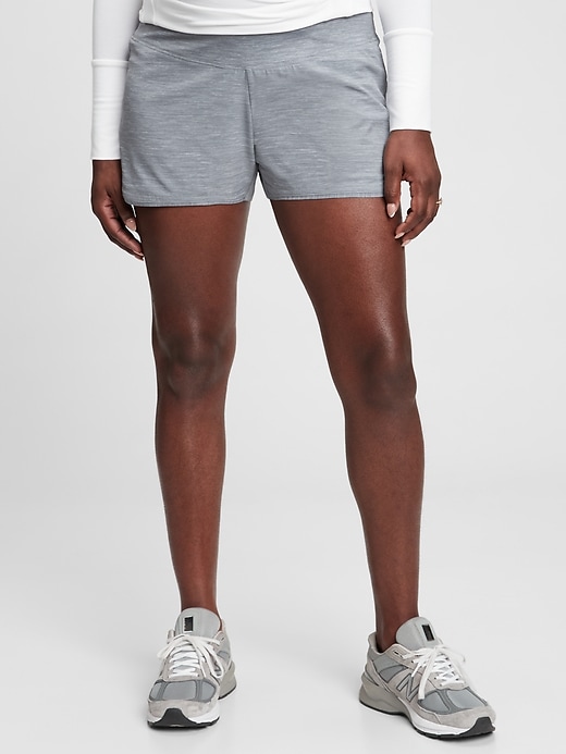 Image number 7 showing, Maternity GapFit Wide Waistband 3.5" Running Shorts