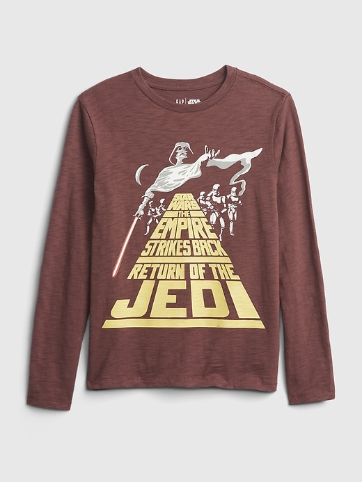 Image number 4 showing, GapKids &#124 Star Wars&#153 Long Sleeve Graphic T-Shirt