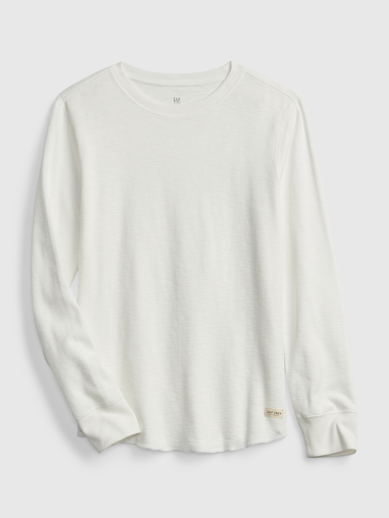 Kids Textured Long Sleeve T-Shirt | Gap