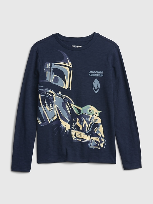 Image number 1 showing, GapKids &#124 Star Wars&#153 Long Sleeve Graphic T-Shirt