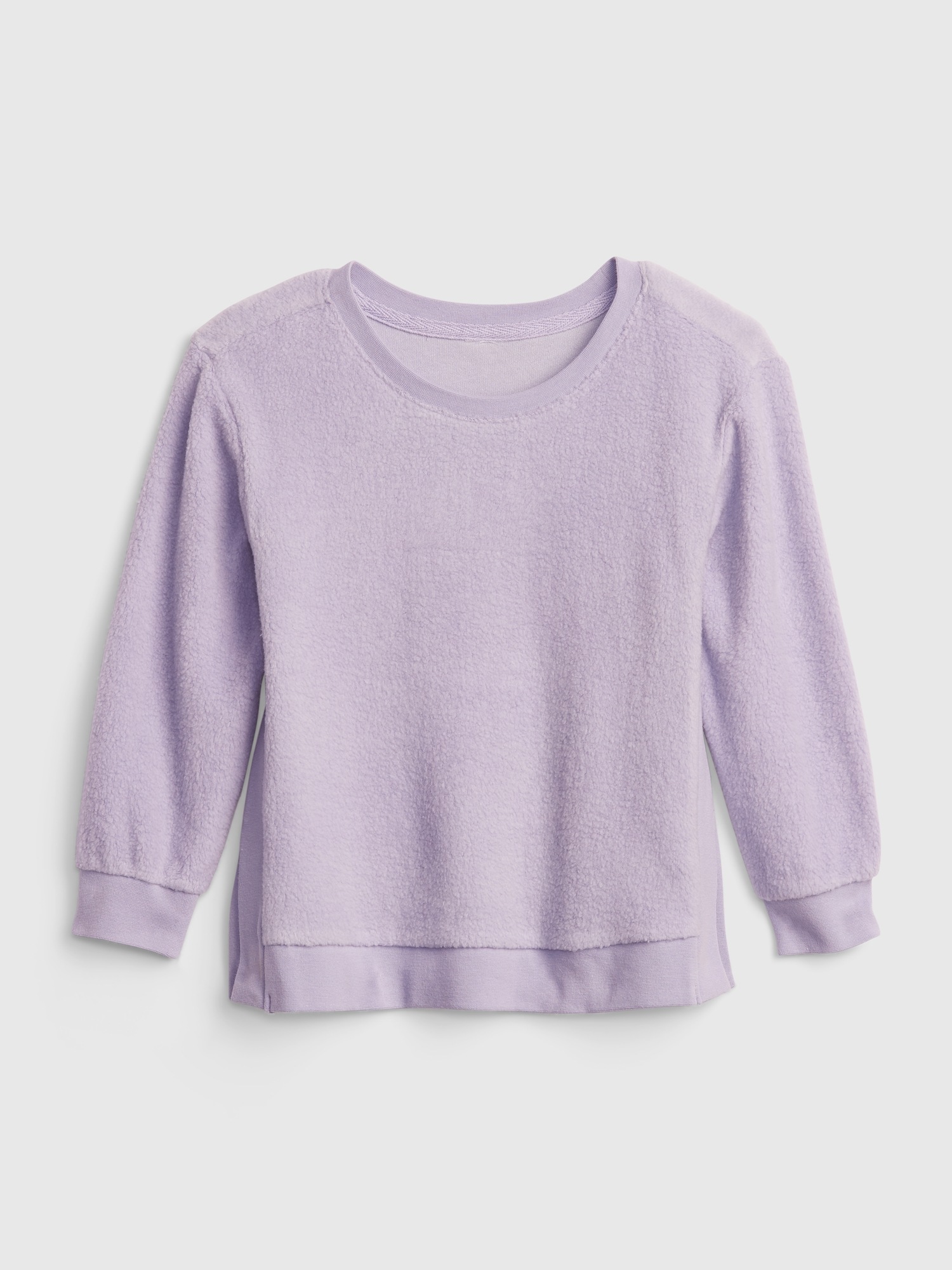 Brushed fleece online sweatshirt