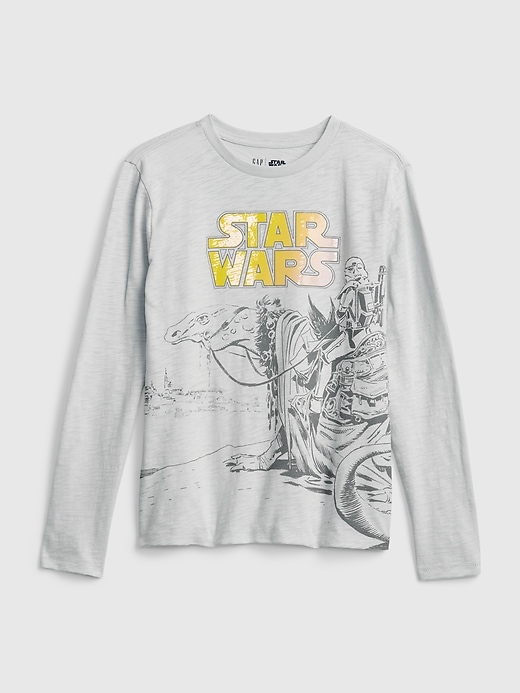 Image number 5 showing, GapKids &#124 Star Wars&#153 Long Sleeve Graphic T-Shirt