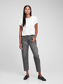 Gap High Rise Barrel Jeans with Washwell - ShopStyle