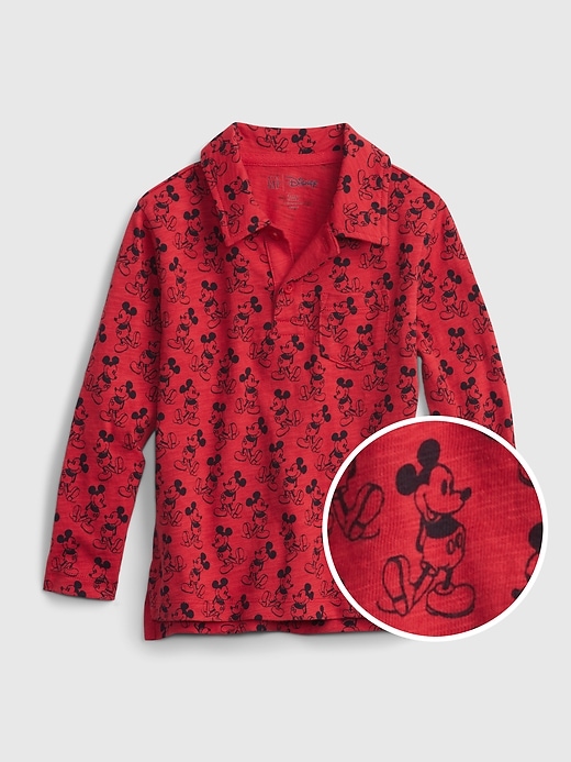 View large product image 1 of 3. babyGap &#124 Disney Mickey Mouse Print Polo Shirt