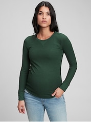 Gap Maternity Long Sleeve T-Shirt Dress, Size L Plum Pie (1623A1)