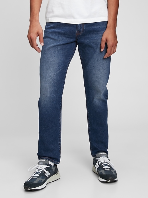 Image number 1 showing, 365Temp Performance Slim Jeans in GapFlex with Washwell