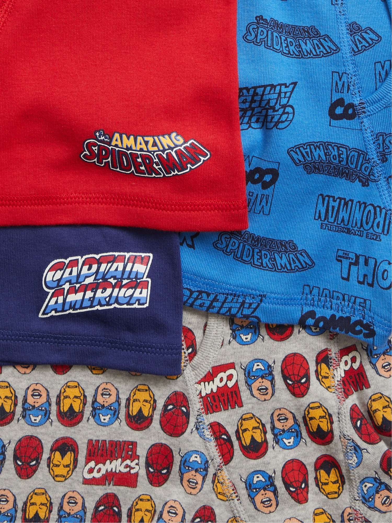 GapKids, Marvel Spider-Man Organic Cotton Boxer Briefs (4-Pack)