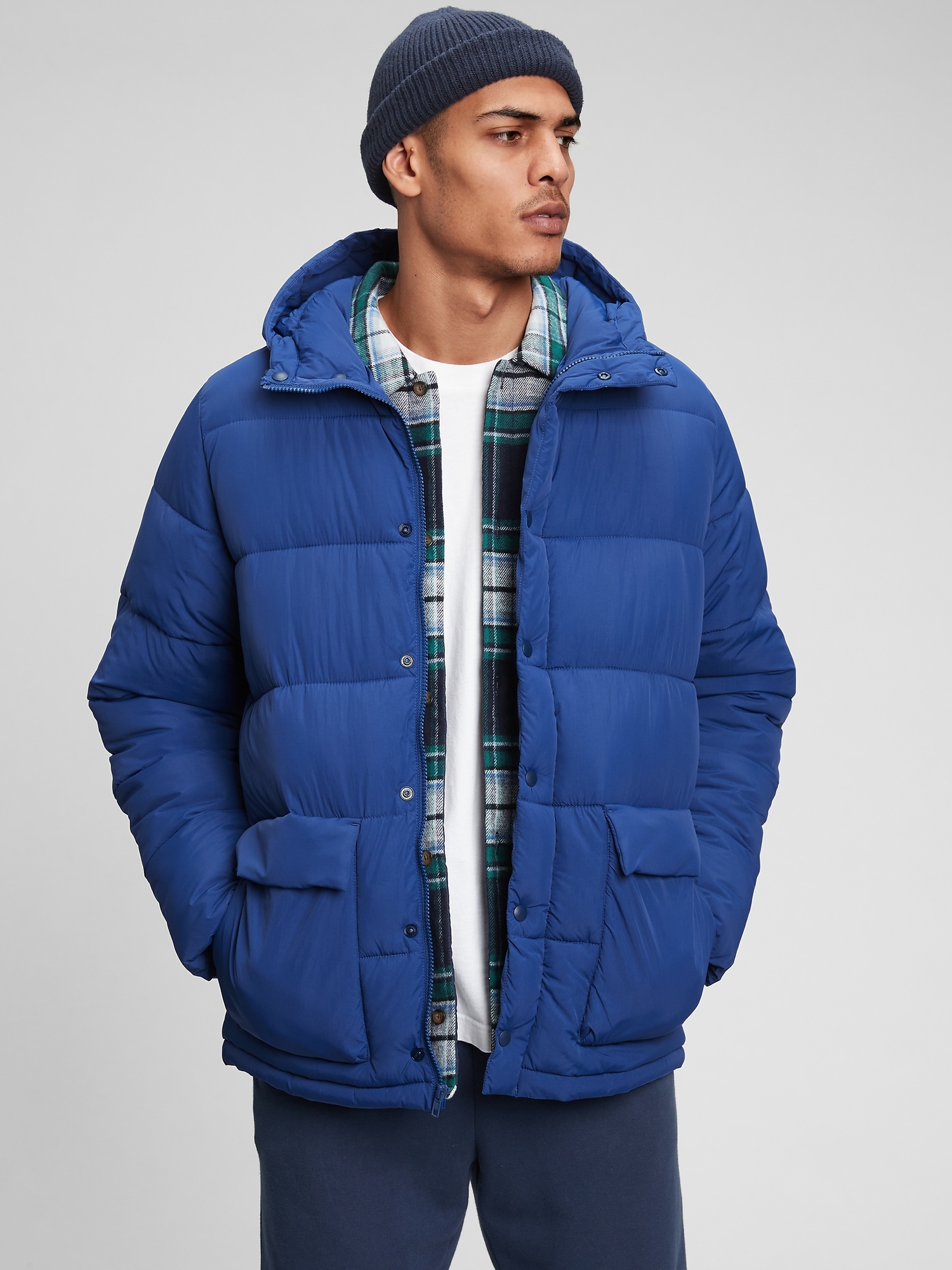 gap 100 recycled quilted jacket