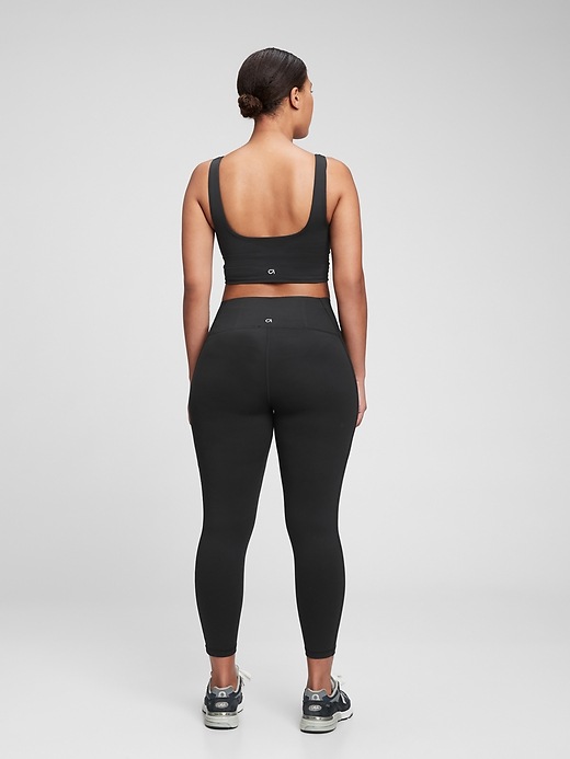 Image number 2 showing, GapFit High Rise Power Compression 7/8 Leggings