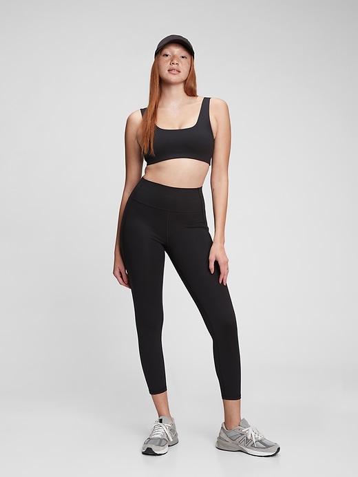 Image number 4 showing, GapFit High Rise Power Compression 7/8 Leggings