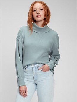 gap waffle knit turtleneck