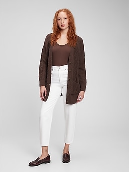 Cable boyfriend outlet cardigan