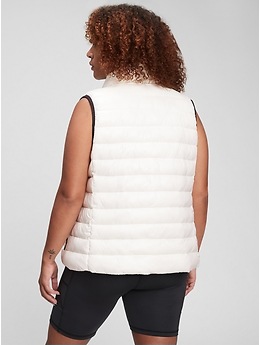 100% Recycled Nylon Lightweight Puffer Vest | Gap