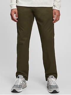 gap khakis tailored straight fit