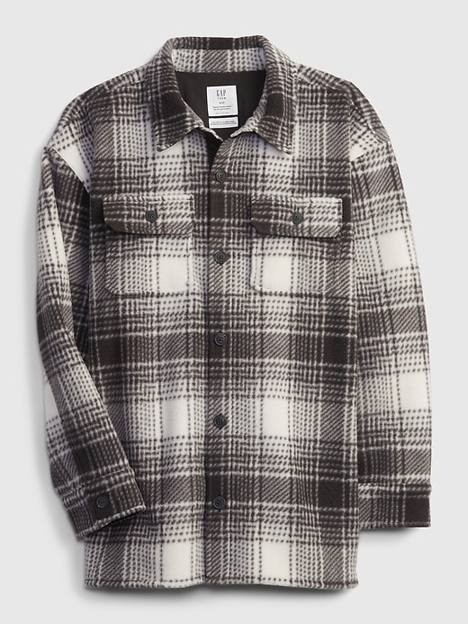 gap sherpa shirt jacket