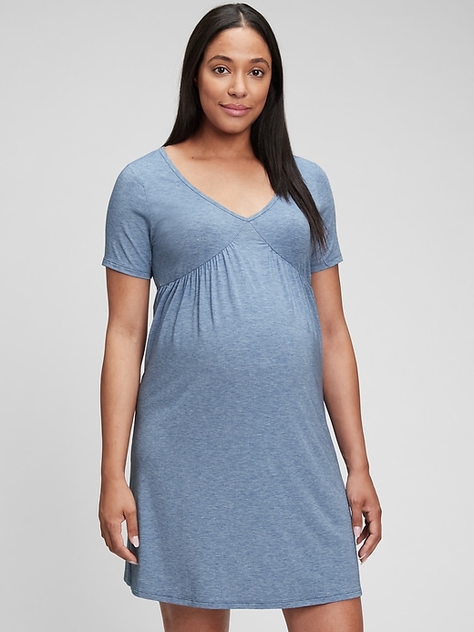 View large product image 1 of 1. Maternity Breathe Sleep Dress