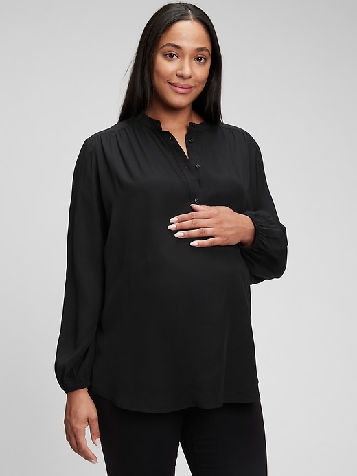 gap maternity blouse