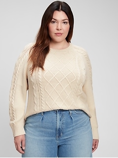 gap cable sweater