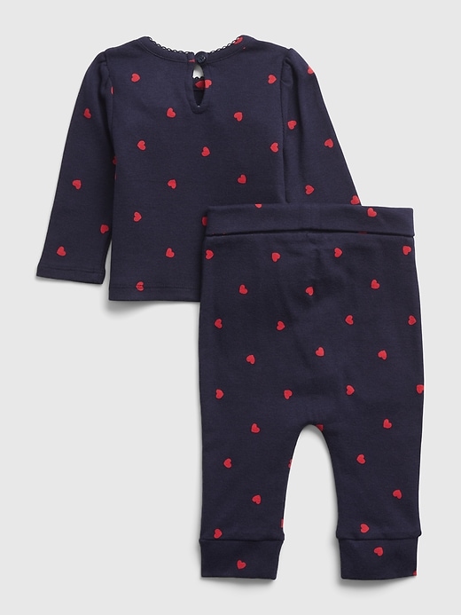 Image number 2 showing, Baby 100% Organic Cotton Outfit Set