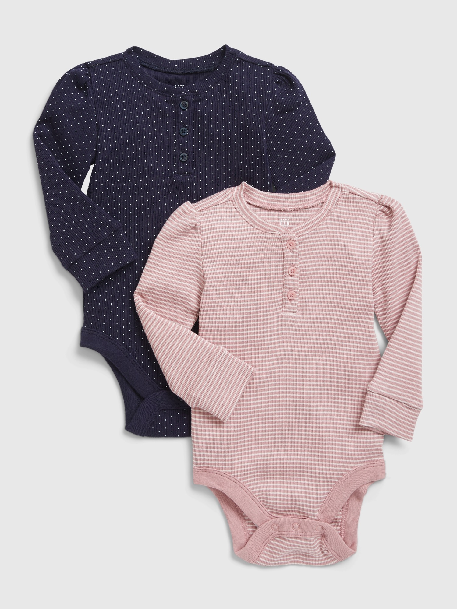 Baby Henley Bodysuit (2-Pack) | Gap