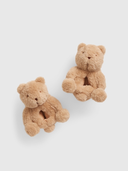 View large product image 1 of 1. Toddler Bear Slippers