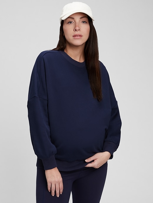 View large product image 1 of 1. Maternity Crewneck Sweatshirt