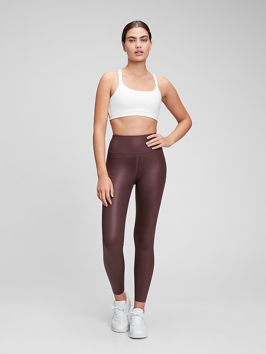 View large product image 1 of 1. GapFit High Rise Recycled Power Shine Leggings