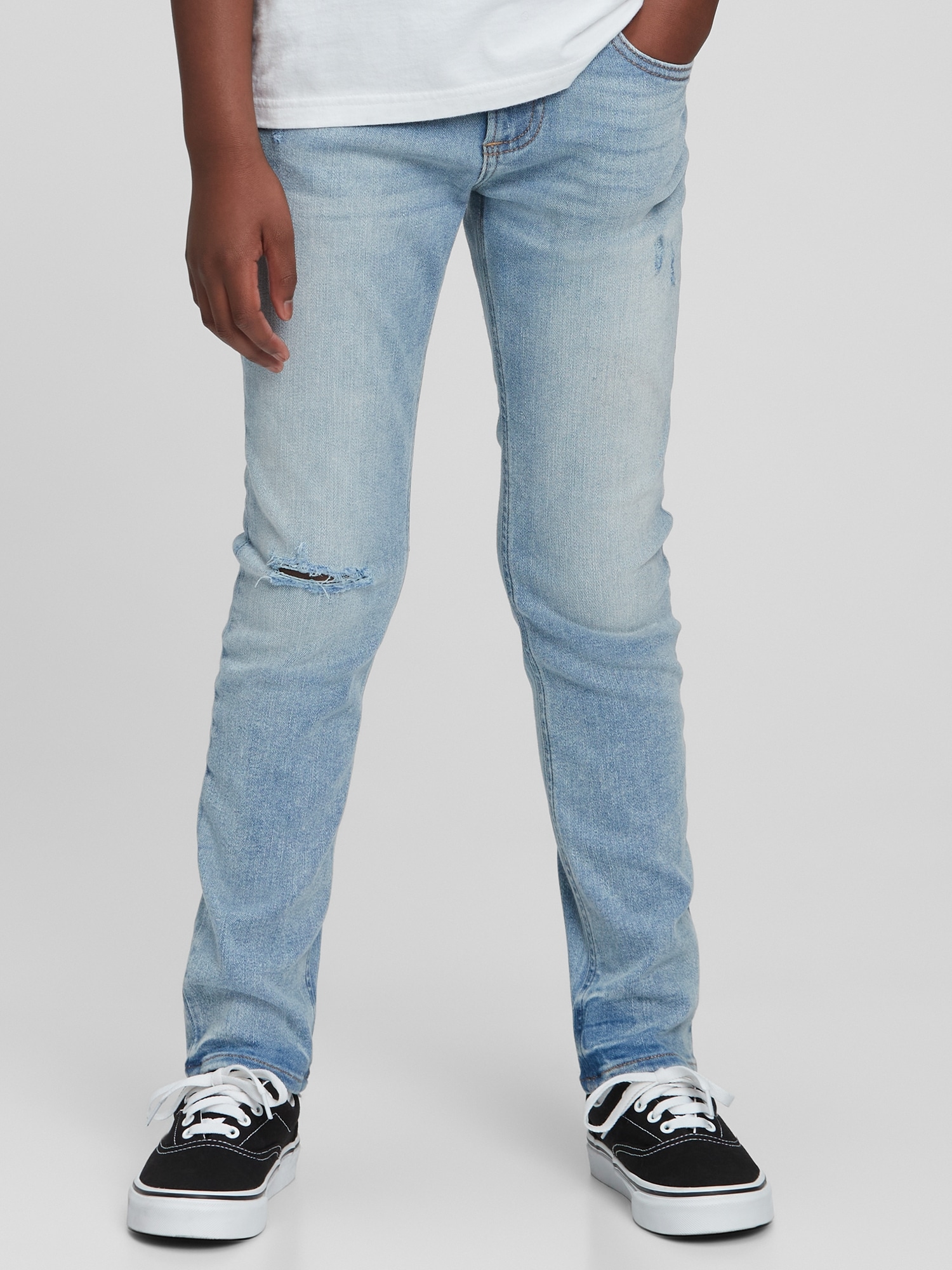 gap distressed skinny jeans