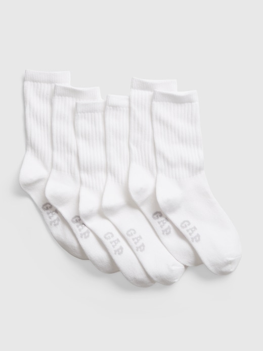 View large product image 1 of 1. Kids Crew Socks ( 3-Pack)