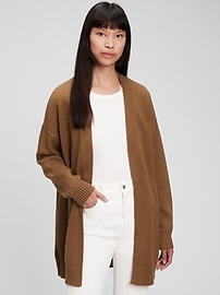 gap open front cardigan