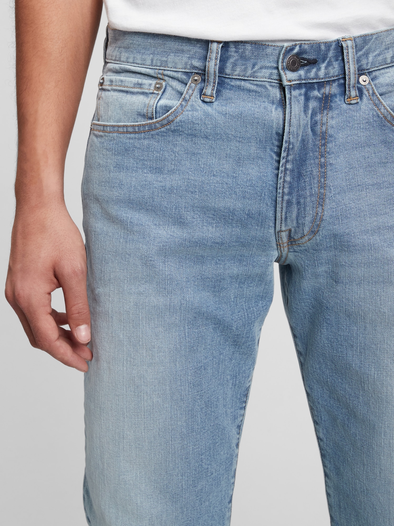 Men's Straight Jeans in Gapflex by Gap Rinse Size 36W