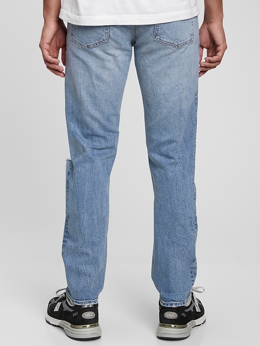 Gap Distressed Slim Taper GapFlex Stone Black Jeans