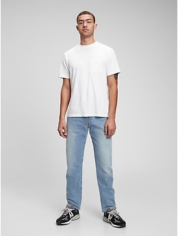 gap modern crew neck t shirt