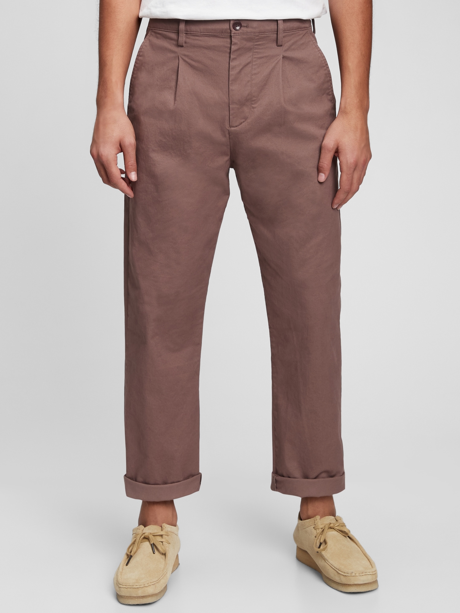 gap pleated pants