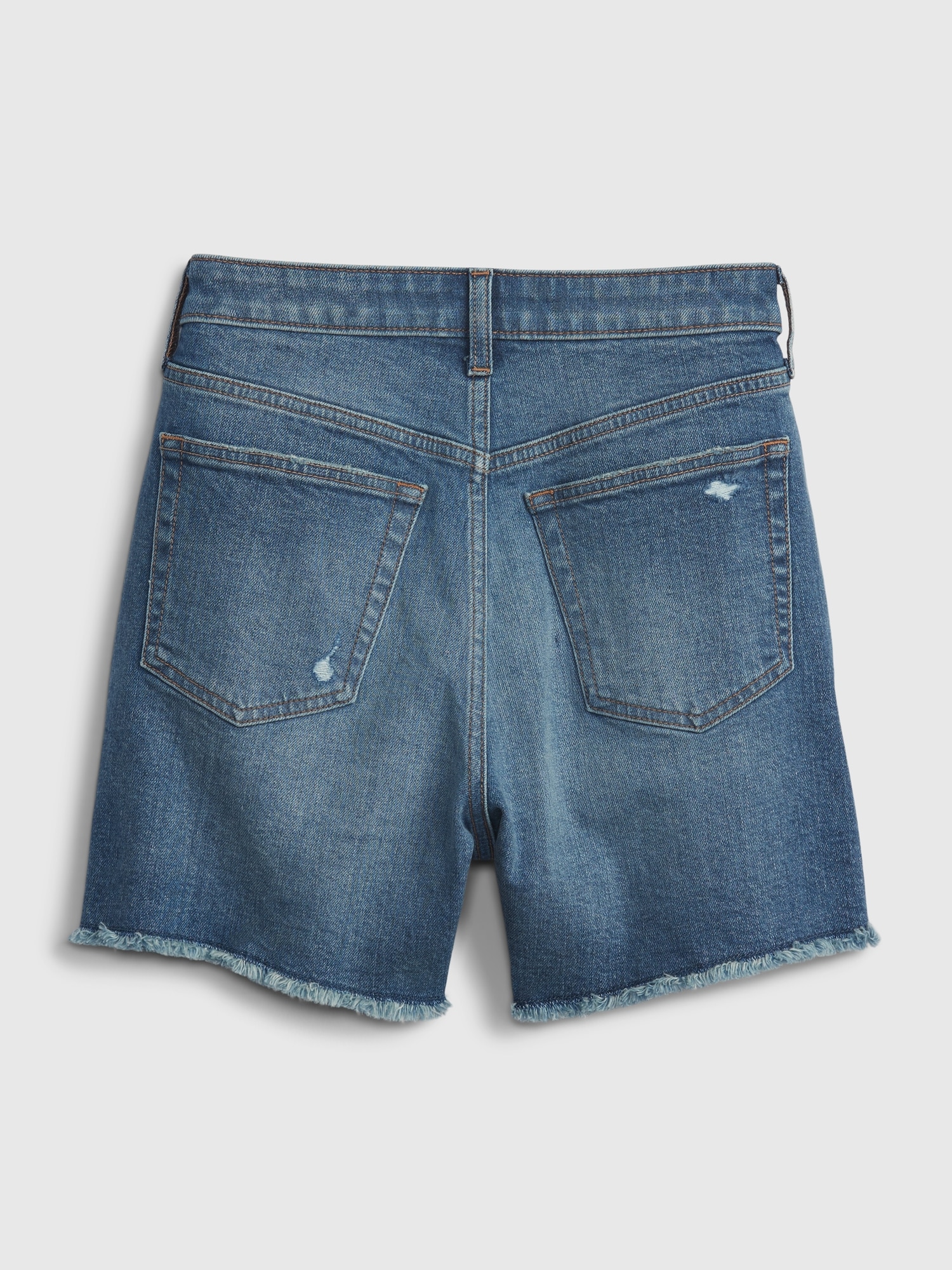H&M+ Curvy Fit Bermuda High Denim shorts - Light denim blue