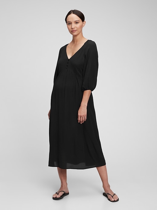 Image number 1 showing, Maternity Midi Dress
